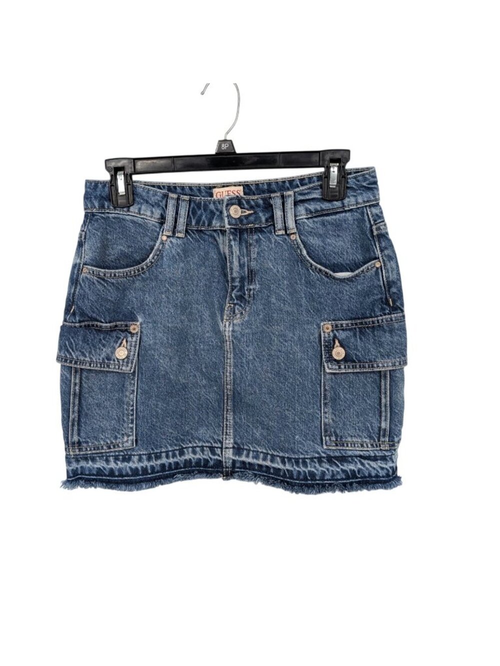 Guess Denim‎ Cargo Mini Skirt Y2K Grunge Streetwear Indie Sleaze Distressed 25